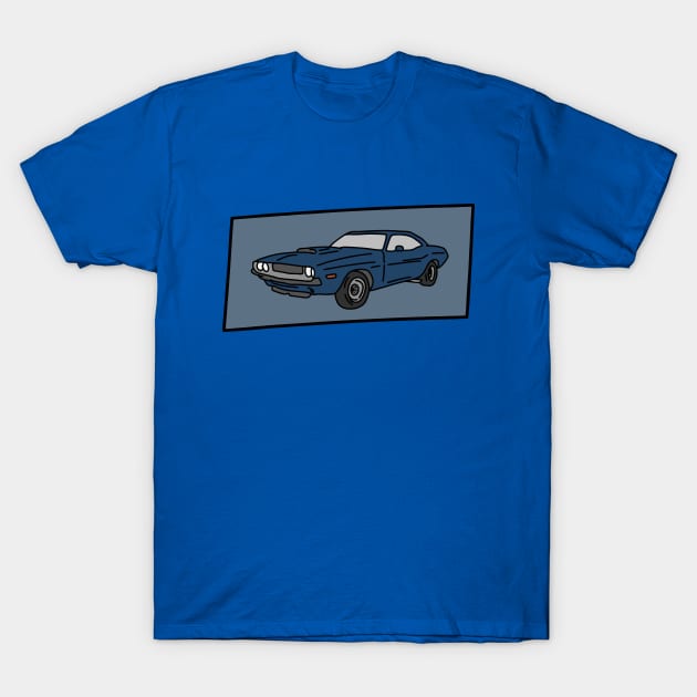 vintage muscle car T-Shirt by fokaction